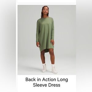 LULULEMON Back in Action Dress - Green